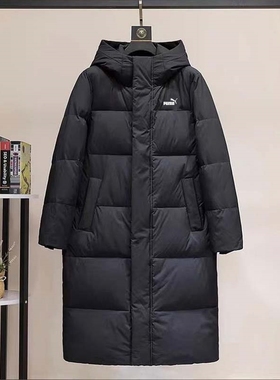 奥莱专柜中长款过膝可拆卸连帽羽绒服男加厚防风保暖鸭绒外套大衣
