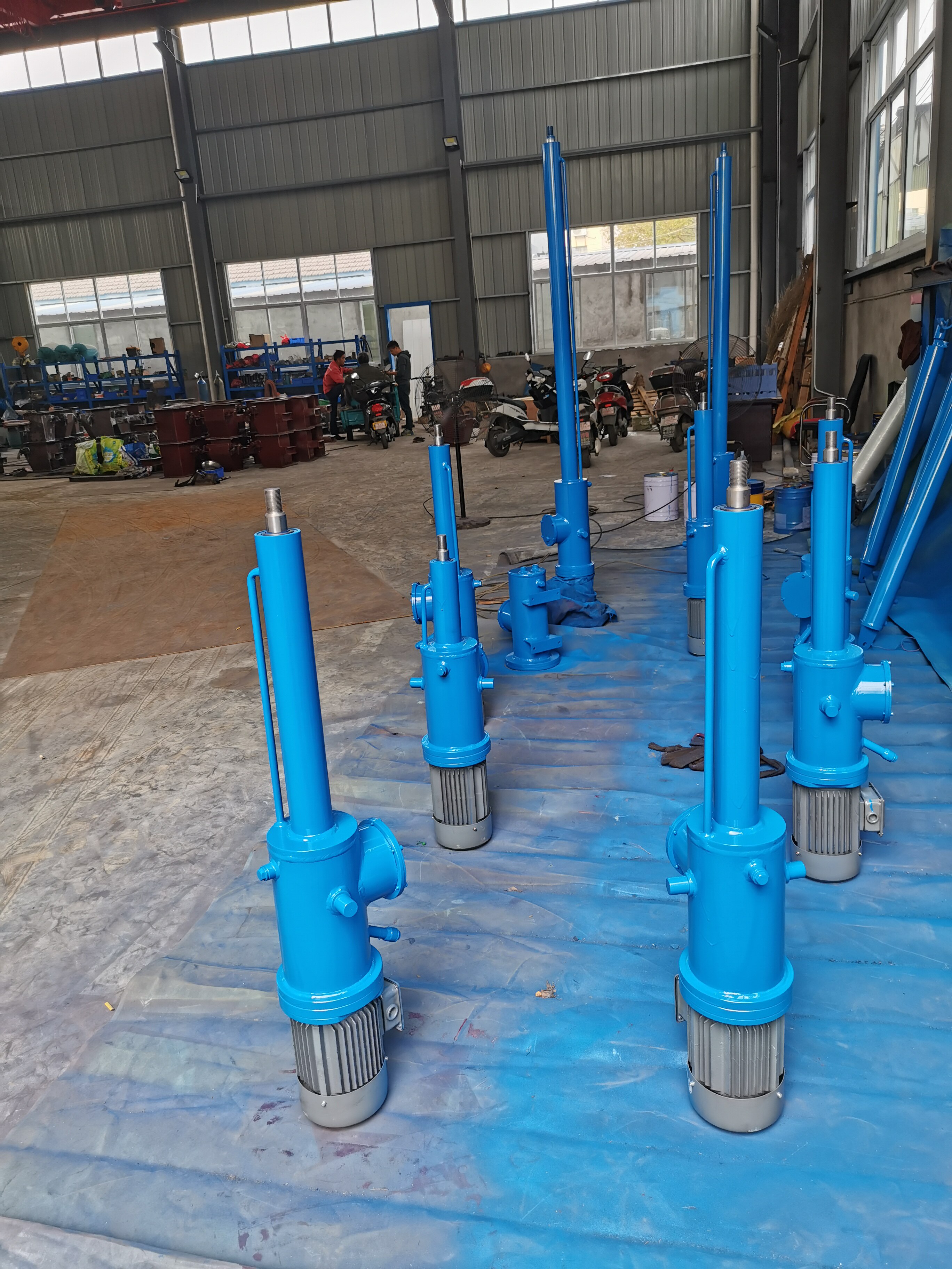 厂家直销 整体直式电液推杆 分体式液压推杆 dytz系列电液推杆