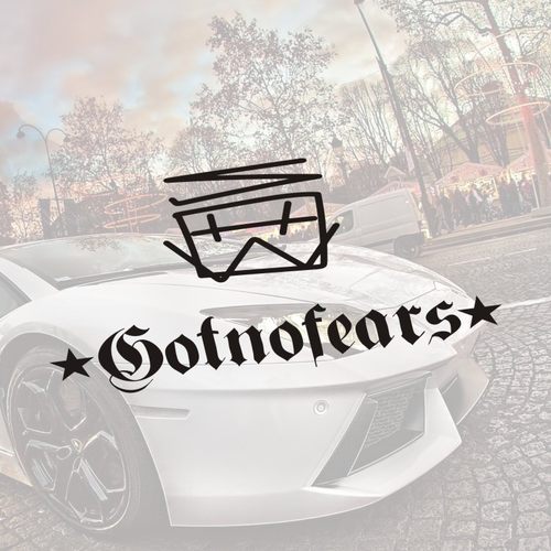 Gotnofears罗志祥汽车贴纸车身后窗三角窗头盔电动车贴画支持定制