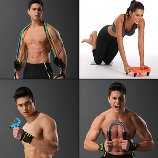 组合家用全套运动锻炼器材练臂力器男建体育家庭训练 健身器材套装
