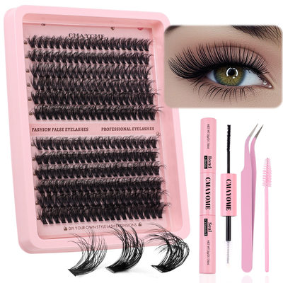 Large capacity 70D+80D+90D curled thick false eyelashes睫毛