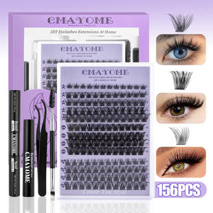 tweezers glue cluster eyelash set镊子假睫毛套装 false Single