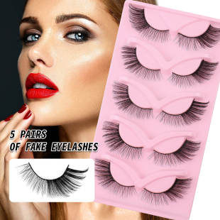 Fox Pair Tail Extension睫毛 with Eyelash False Eye Set