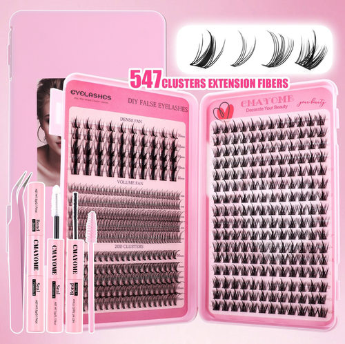 448 Cluster Mixed False Eyelash Extension Set假睫毛延长套装