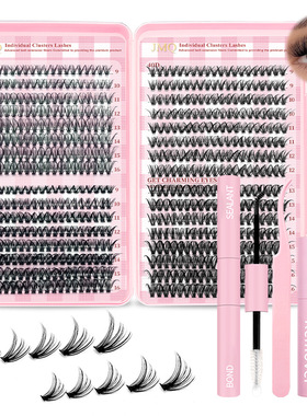 32 row DIY hot melt 30D40D false eyelashes热熔30D40D假睫毛
