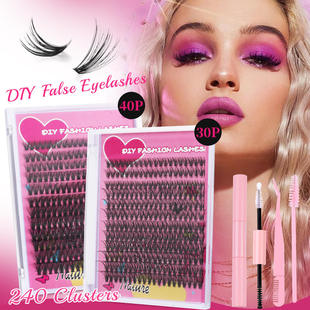 Fake eyelash 30p+40p self marrying eyelash adhesive set睫毛