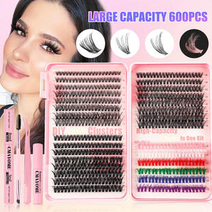 Large Color Mixed Eyelash Set彩色假睫毛混装 False Capacity