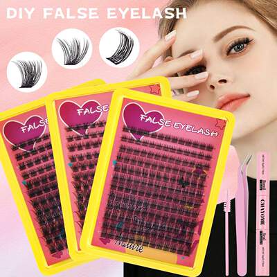 8-16cm segmented single cluster false eyelashes C curve睫毛
