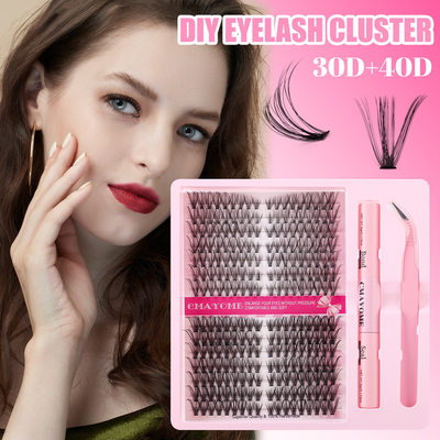 8-16mm 30D+40D curled false eyelash set假睫毛30D+40D套装