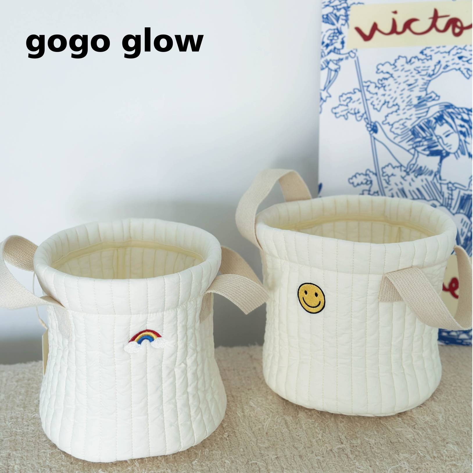 gogoglow简约收纳篮居家好物