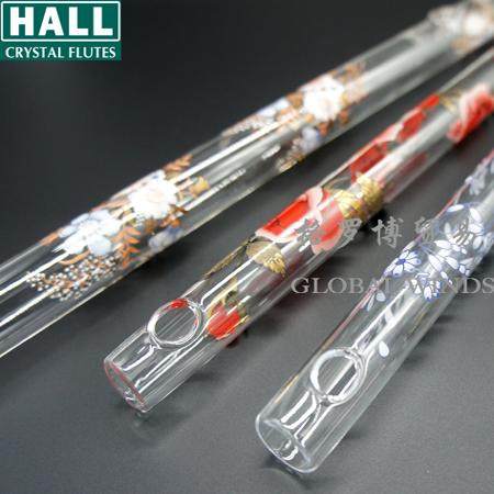美国霍尔水晶笛Hall Crystal flute高级专业长笛短笛透明笛子横笛