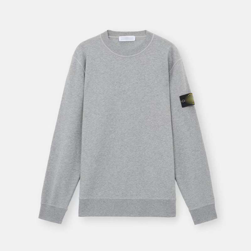thumbnail for 24FW 63051 CREWNECK SWEATSHIRT STONE SLAD COTTON TERRY CREW NECK SWEATSHIRT MEN