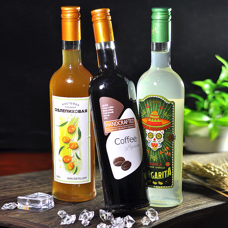 俄罗斯原装进口低度果酒女士甜酒伏特加咖啡酒沙棘果味柠檬味洋酒