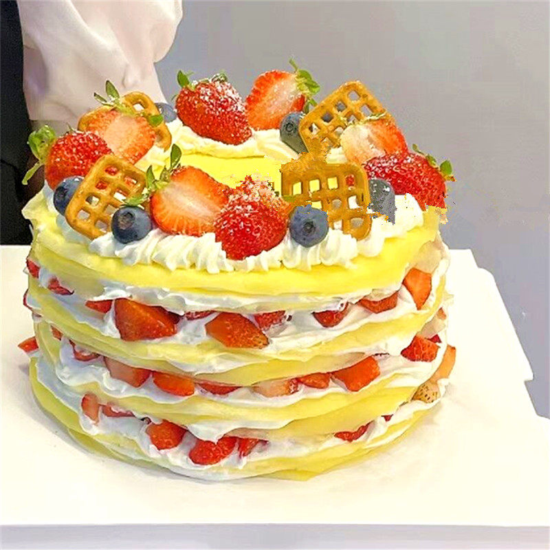 榴莲千层芒果千层生日蛋糕同城配送东莞清溪塘厦大朗长安虎门厚街