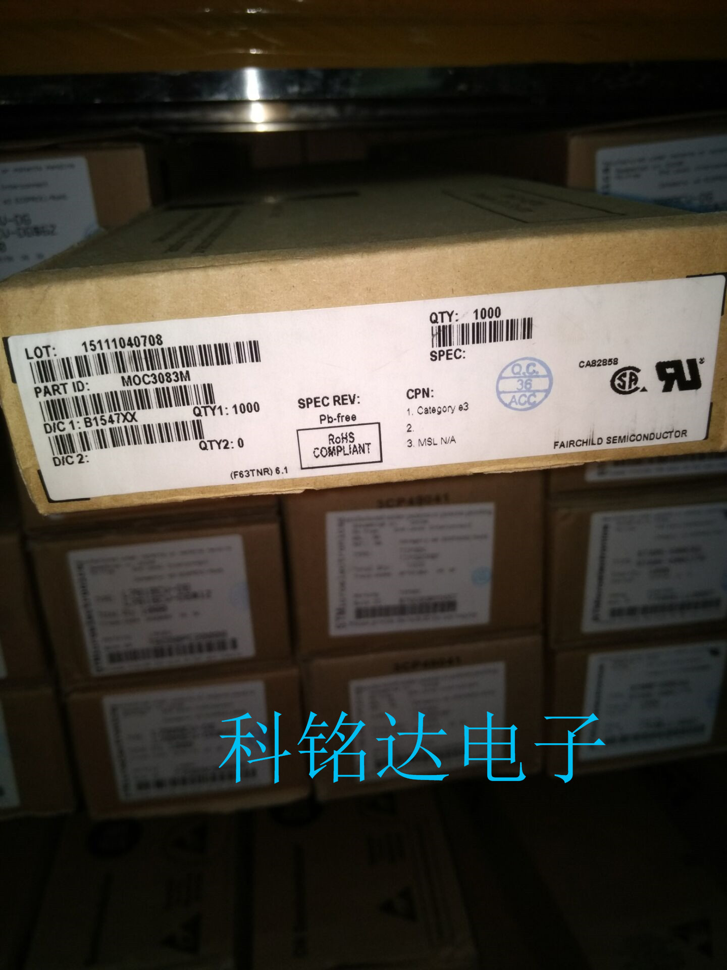 MOC3083M FSC DIP6 光耦驱动器 原装进口现货 实物拍摄 假一赔十