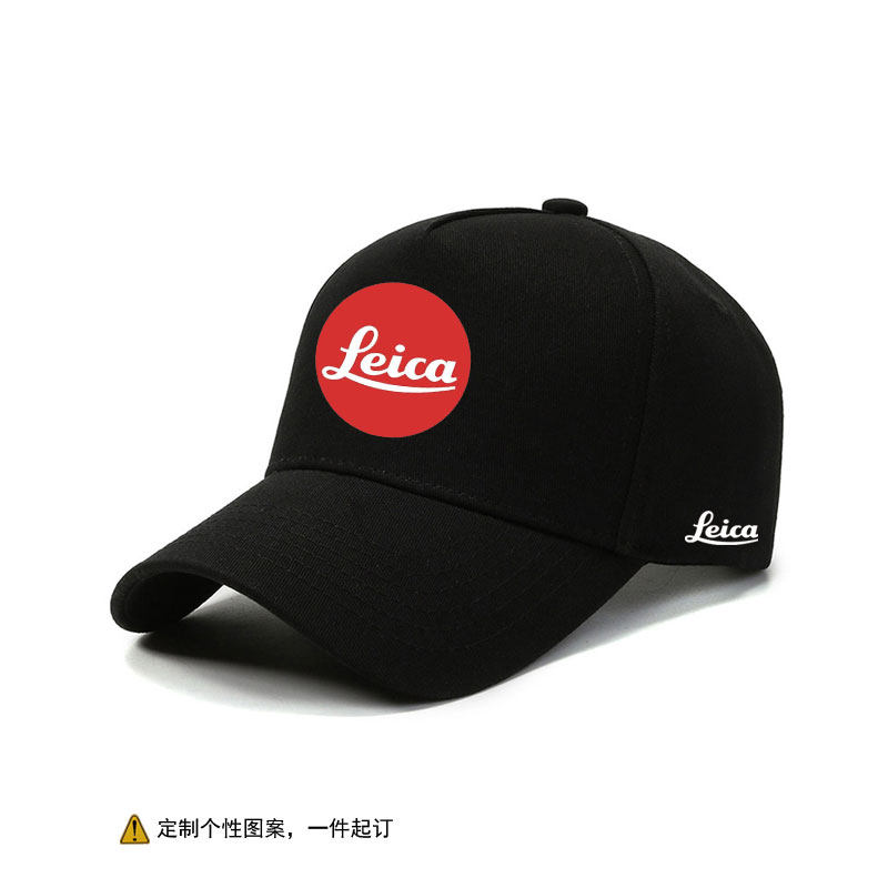 leica莱卡单反相机摄影师户外遮阳帽子男可定制休闲百搭棒球帽潮