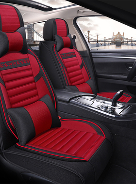 别克s昂科威plus白金版座套26款四季专用车坐垫全包座椅套亚麻09