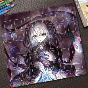 游戏王卡垫双人决斗盘定制橡胶otcg卡牌垫对战桌游垫PlaymatDIY