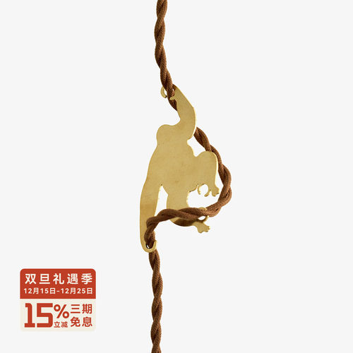 年轮公园猩猩装饰高度ins风灯线