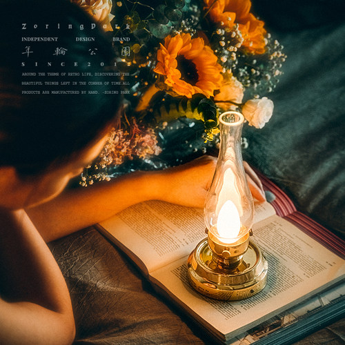 年轮zoring宅造店烛光复古风台灯