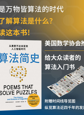 算法简史 从美索不达米亚到人工智能时代 克里斯 布利克利 著 用中学生也能懂的语言带你深入了解算法 中信出版社 官方正版图书
