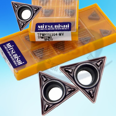 三菱数控刀片镗孔三角刀片TPMH080204-MV合金陶瓷钢件不锈钢刀粒