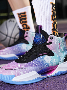 apl运动鞋实战篮球鞋男女情侣透气减震球鞋软底运动鞋高帮战靴鞋