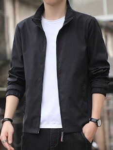香港Outwear男装2024秋冬新款休闲风衣男士天鹅绒商务行政夹克上