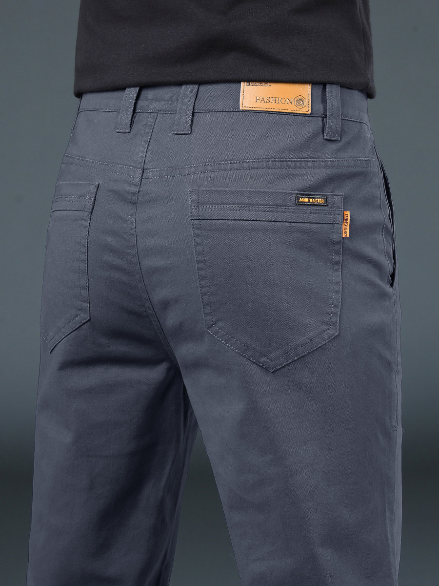 香港2025新款男士休闲裤春秋季新款百搭直筒商务裤男式纯棉长裤