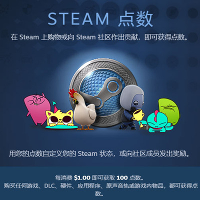 steam 白点数 点数商店 打赏 背景 表情包 头像框 点数商城 冬促