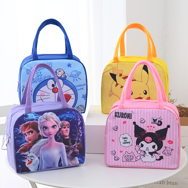 卡通学生便当包午餐袋防水防油