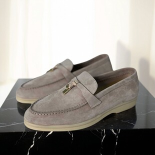 LP元标乐福鞋女士一脚蹬单鞋summerwalk舒适软底百搭平底老钱风