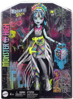 精灵高中Monster High怪高祭系列基基 Frankie Stein正版收藏玩具