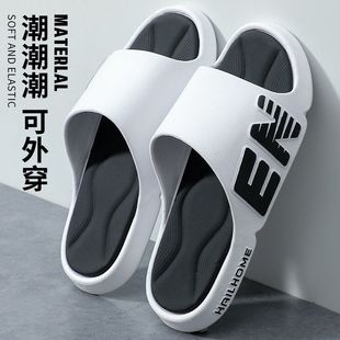 外穿男 拖鞋 男士 新款 厚底室内居家用浴室洗澡防滑情侣拖鞋