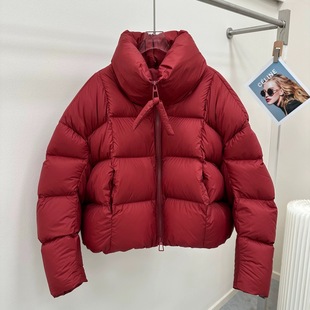 南油女装2025年冬季新品90白鸭绒泡芙羽绒服女加厚短款羽绒衣外套