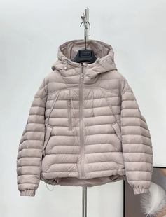 连帽90%白鸭绒羽绒服 设计师款 高品质原创高定女装 新款