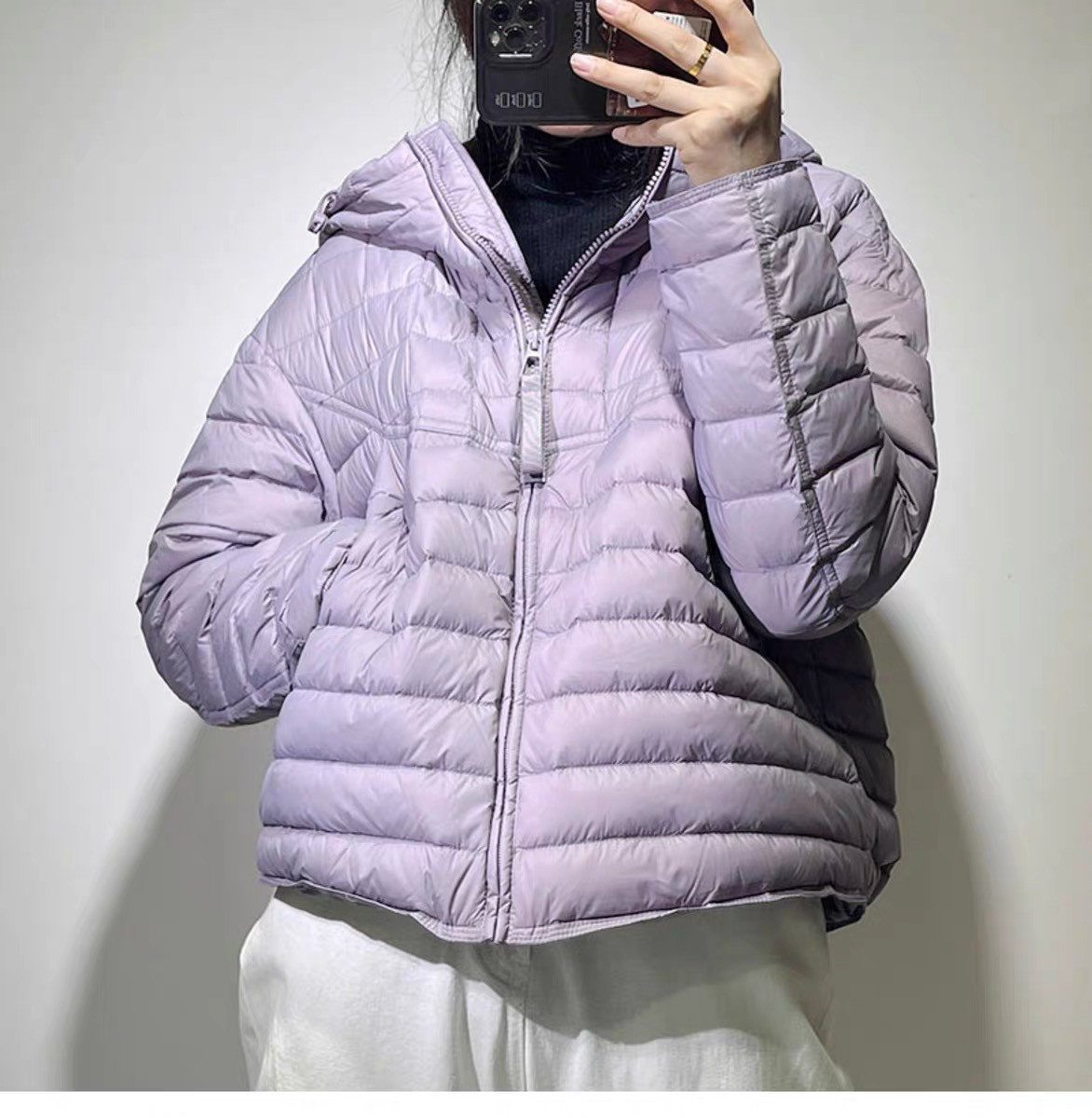 超轻薄款鸭绒羽绒服女短款连帽宽松柔软宽松显瘦时尚洋气保暖外套,女装/女士精品,羽绒服,淘宝优惠券,粉丝福利购,淘宝优惠卷