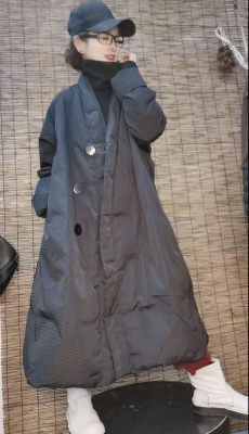 羽绒服女款2025年新款大码宽松轻薄复古国风百搭外套