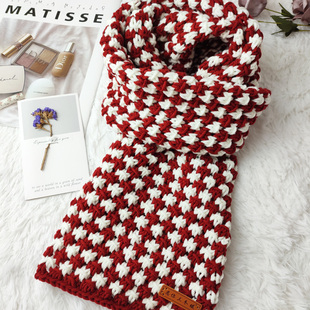 围巾女2023新款 星星围巾送男女朋友手工diy自制毛线 自己织可爱