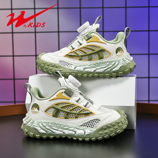 双星男童鞋子运动鞋2026新款春秋透气网面男孩中大童男鞋儿童网鞋