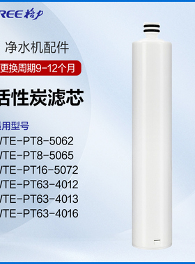 格力净水器原厂滤芯前置活性炭滤芯WTE-PT63-4012/4013/5062/5072