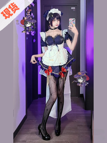 现货莫娜cos女仆性感女装万圣节