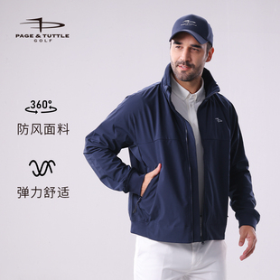 佩奇塔特高尔夫外套春夏夹克防风衣服装运动上衣球服立领男装