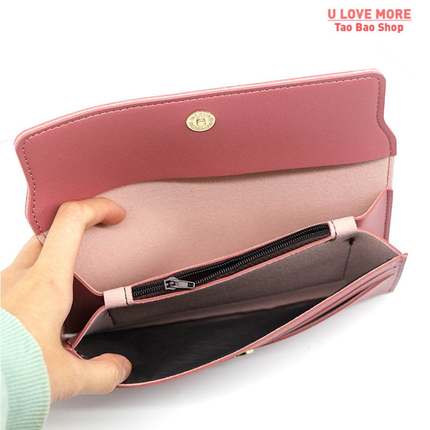 Butterfly Designer Women Long Wallets PU Leather Money Bag S