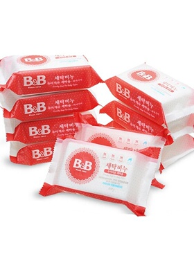 韩国BB洗衣皂200g*12块洋槐香新生宝宝抑菌保宁皂婴儿去污尿布皂