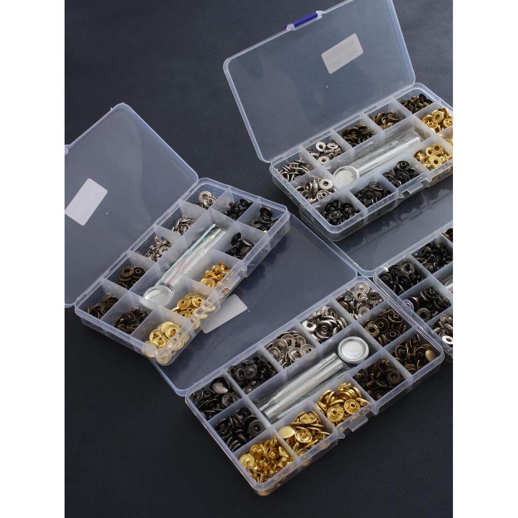 新疆包邮铜质633#四合扣套装 纽扣大白扣 皮革五金扣子 扣面12.5m