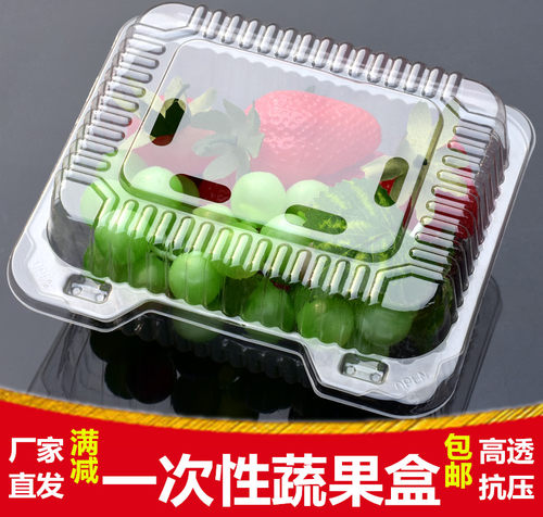 一次性水果蔬菜保鲜盒长方形