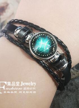 皮绳腕饰皮质复古文艺气质日韩