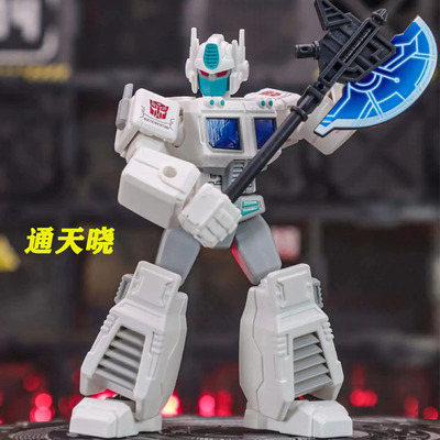 通天晓擎天柱变形金刚拼装手办第三弹3代声波正版布鲁可盲盒积木