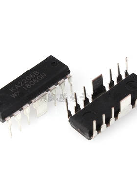 直插式 KA2206B KA2206 DIP-12 2.3W双路音频功率放大器 全新国产